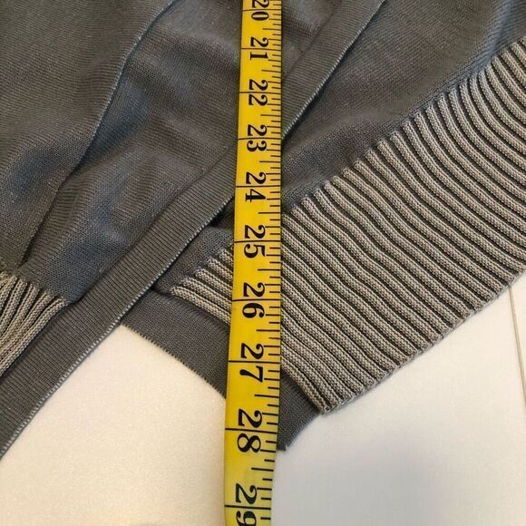 CAbi Open, Draped Front, Sage, Lagenlook Sweater Size M - Picture 15 of 16